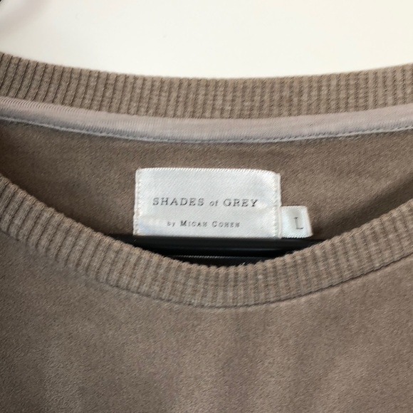 SHADES OF GREY CREAM / TAN COZY SWEATER - Picture 3 of 4